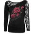 Dámske tričko s čipkou Mŕtva ruža