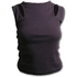 Frauen T-Shirt mit Löchern Schwarz Frauen T-Shirt mit Löchern Schwarz