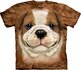 Bulldog kiskutya barna színű póló