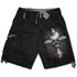 Pánske krátke nohavice Kríž v lebke