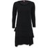 Kleid mit langem Arm Schwarz