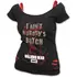 Dámske tričko 2v1 Plus Size s motívom I ain't nobody's bitch Dámske tričko 2v1 Plus Size s motívom I ain't nobody's bitch