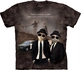 T-Shirt Kurzarm Katzen The Blues Brothers T-Shirt Kurzarm Katzen The Blues Brothers