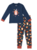 Lustiger Pyjama für Kinder Igel und Pilze