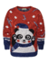 Vidám téli gyerek pulcsi Játékos panda Vidám téli gyerek pulcsi Játékos panda