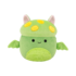 Squishmallows Earling il pipistrello con funghetto verde fluo, 30 cm