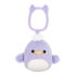 SQUISHMALLOWS Kulcstartó – Daquarius, a lila kacsa, 9 cm