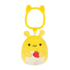 Portachiavi Squishmallows Zarina la lumaca giallo banana, 9 cm