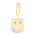 SQUISHMALLOWS Kulcstartó – Rina, a sárga tehénke, 9 cm