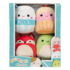 Комплект от 4 плюшени играчки Squishmallows Micromallows – Фифи, Хенри, Мели, Клара