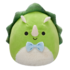 Squishmallows Tristan il triceratopo verde con pancia pelosa, 20 cm