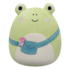 SQUISHMALLOWS Wendy, a zöld béka táskával, 20 cm