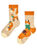 Детски топли чорапи Лисица с шал