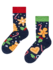 Calzini caldi per bambini Pan di zenzero e dolci