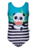 Veselé dívčí plavky Panda na dovolené Veselé dívčí plavky Panda na dovolené
