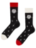 Lustige Wollsocken Schwarzweiße Weihnachten Lustige Wollsocken Schwarzweiße Weihnachten