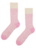 Pasztell rózsaszín jacquard kötésű zokni Pasztell rózsaszín jacquard kötésű zokni