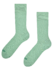 Pastelowo zielone skarpetki