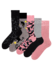 Regular Socks 5-Pack Pink Cats Regular Socks 5-Pack Pink Cats
