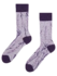 Chaussettes rigolotes en fibres de bambou Lavande