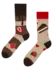 Lustige Socken Schokoladen-Erdbeer-Kuchen Lustige Socken Schokoladen-Erdbeer-Kuchen