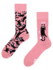 Vidám zokni Rózsaszín cicák