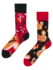 Chaussettes rigolotes Écureuils de Noël Chaussettes rigolotes Écureuils de Noël