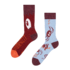 Chaussettes rigolotes en coton recyclé Araignées drôles Chaussettes rigolotes en coton recyclé Araignées drôles