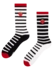 Lustige Sportsocken Schwarzweiße Erdbeere Lustige Sportsocken Schwarzweiße Erdbeere