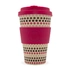 Bambusový ecoffee cup Ružové bodky Bambusový ecoffee cup Ružové bodky