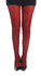 Dámske vzorované pančuchové nohavice Červené bodky