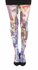 Dámske vzorované pančuchové nohavice Retro Pop-art