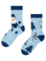 Lustige warme Socken für Kinder Blauer Weihnachtsmann Lustige warme Socken für Kinder Blauer Weihnachtsmann