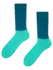 Chaussettes bleues et turquoise Équilibre Chaussettes bleues et turquoise Équilibre