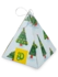 Pyramídová darčeková krabička s vôňou Vianočný stromček Pyramídová darčeková krabička s vôňou Vianočný stromček