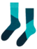 Turquoise Regular Socks ZigZag