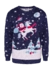 Lustiger Weihnachtspullover Weihnachtsmann und Einhorn Lustiger Weihnachtspullover Weihnachtsmann und Einhorn