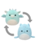 Peluche Squishmallows de 13 cm 2 en 1 Miles le dragon / Lune le Loch Ness Peluche Squishmallows de 13 cm 2 en 1 Miles le dragon / Lune le Loch Ness