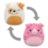 SQUISHMALLOWS 2v1 kočka Geraldine a buldok Brock