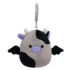 Squishmallows Clip-On Bridgette – netopirjeva krava, 9 cm