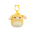 Плюшена играчка-висулка Squishmallows Жълтото магаренце Гавин, 9 см