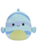 Peluche Squishmallows de 20 cm Leland le poisson rayé bleu