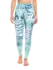 Veselé fitness legíny Modré listy Veselé fitness legíny Modré listy