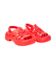Élénkpiros női fisherman szandál