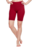 Bordowe bawełniane krótkie legginsy Bordowe bawełniane krótkie legginsy