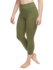 Legging corsaire vert olive en coton biologique Legging corsaire vert olive en coton biologique