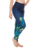 Wesołe legginsy sportowe Pawie pióra Wesołe legginsy sportowe Pawie pióra