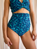 Damski dół od bikini MagicMix Turkusowe kwiaty