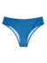 Poklidně modré plavkové kalhotky se zvýšeným pasem