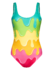 Women's One-piece Swimsuit Colour Splash Women's One-piece Swimsuit Colour Splash